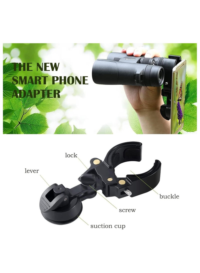 General Telescope Phone Adapter, Mobile Device Holder for Telescopes, Telescopes, Microscopes, Telescopes, Binoculars, for iPhone, Samsung, Record Nature and the World  - Image 2