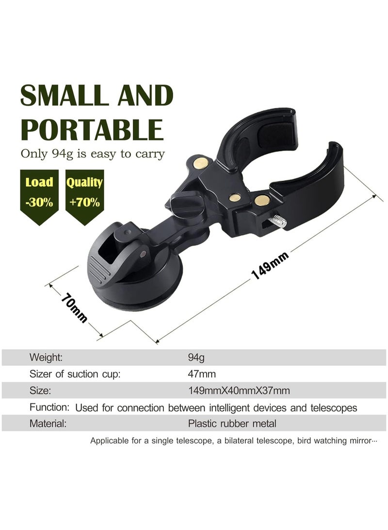 General Telescope Phone Adapter, Mobile Device Holder for Telescopes, Telescopes, Microscopes, Telescopes, Binoculars, for iPhone, Samsung, Record Nature and the World  - Image 3