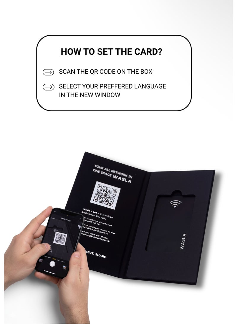 وصلة بطاقة أعمال وصلة للإلكترونيات، بطاقة NFC رقمية، ملف شخصي رقمي مخصص، سهولة اللمس والمشاركة - Image 4