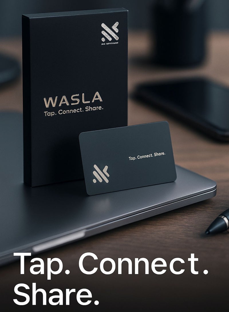 وصلة بطاقة أعمال وصلة للإلكترونيات، بطاقة NFC رقمية، ملف شخصي رقمي مخصص، سهولة اللمس والمشاركة - Image 1