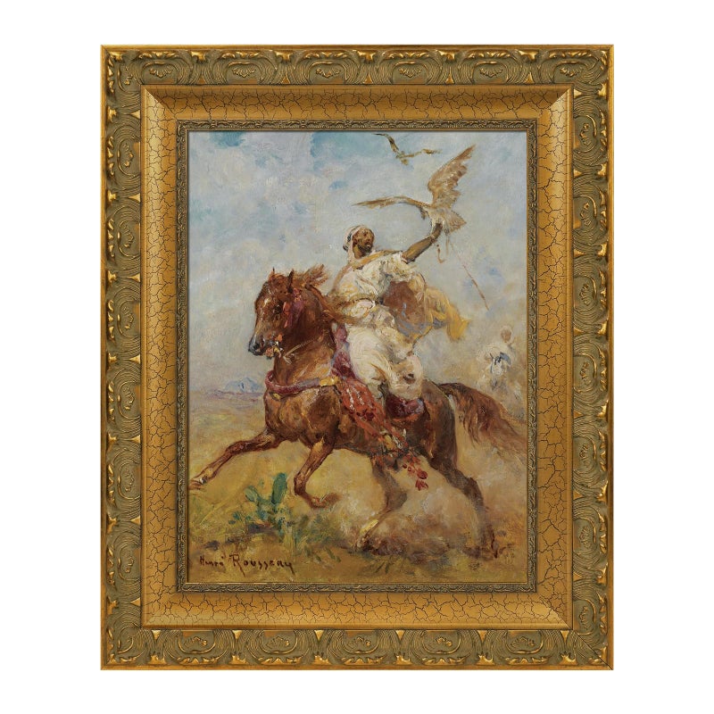 FOLKOR Classical DIY Wood Plein Air Frame for 18x24 Handmade Oil Paintings Vintage Prints, 2.8" Wide Embossed Art Frame for Artists Exhibition Gallery Show Memorial Portrait, No Glass & Back (Gold) - Image 1