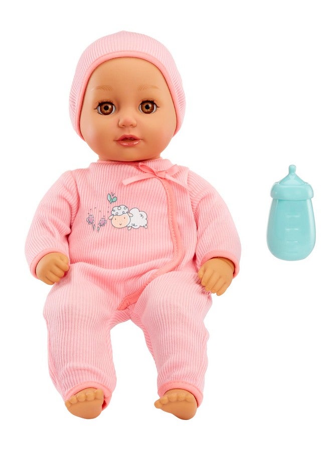 Baby Born My First Baby Doll Ava - Light Brown Eyes: Realistic Soft-Bodied Baby Doll for Kids Ages 1 & Up, Eyes Open & Close, Baby Doll with Bottle - Image 1