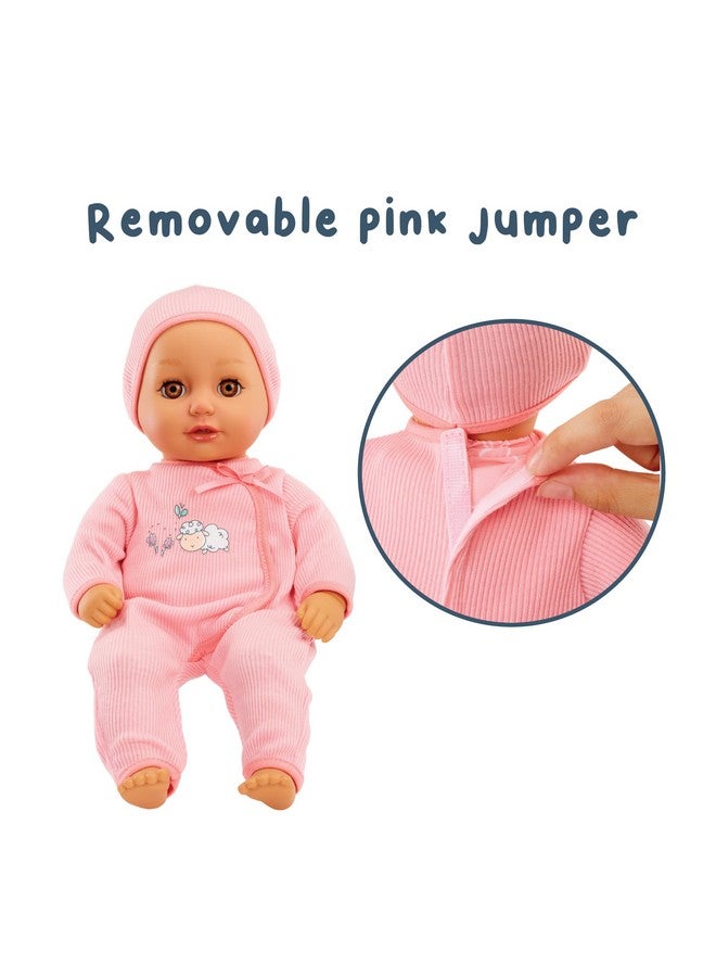 Baby Born My First Baby Doll Ava - Light Brown Eyes: Realistic Soft-Bodied Baby Doll for Kids Ages 1 & Up, Eyes Open & Close, Baby Doll with Bottle - Image 5