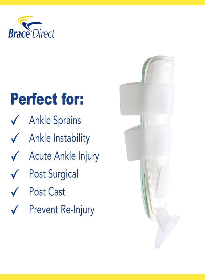 Brace Direct Gel Air Ankle Stirrup Brace & Splint for Ankle Support with Swelling, Inflammation, Acute Ankle Injuries & Chronic Instability - Image 4