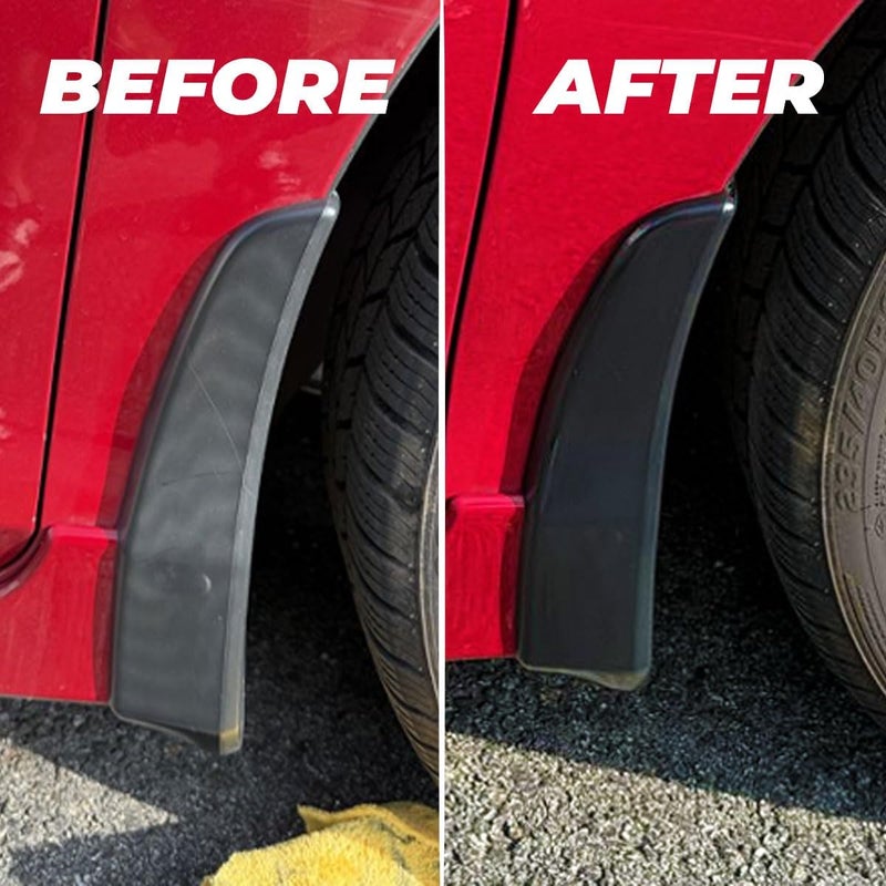 ExoForma Black Trim Restorer - Unique Dye-Infused Formula Lasts 6+ Months - Restores Factory Black to Plastic Trim - Protects Against UV Rays, Helps Conceal Scratches & Scuff Marks - Works in Seconds - Image 2
