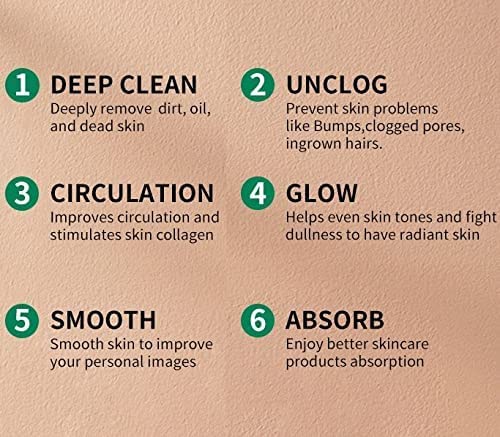 Zivsa Exfoliating Glove Dead Skin Remover - Body Scrubber Exfoliator, Deep Exfoliating Mitt for Body, Double Layer Exfoliating Gloves for Dead Skin, Tan Removal for Face and Body (Black) - Image 5
