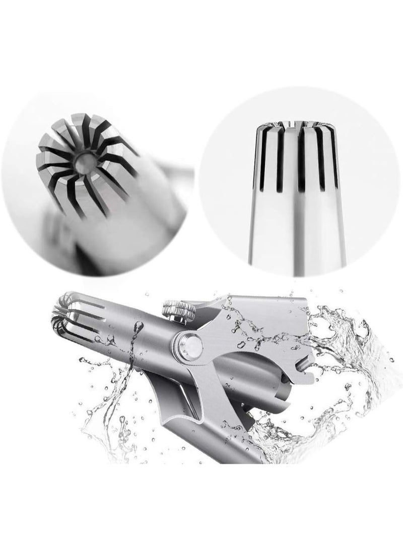 Manual Nose Hair Trimmer, Nose Hair Scissors Nose Hair Removal Nose Hair Trimmers for Women Men. - Image 2