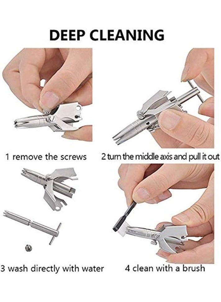 Manual Nose Hair Trimmer, Nose Hair Scissors Nose Hair Removal Nose Hair Trimmers for Women Men. - Image 5