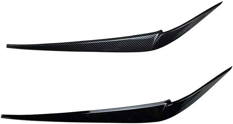 QASULER Carbon Look Headlight Eyebrow Trim for BMW X3/X4 - Image 2