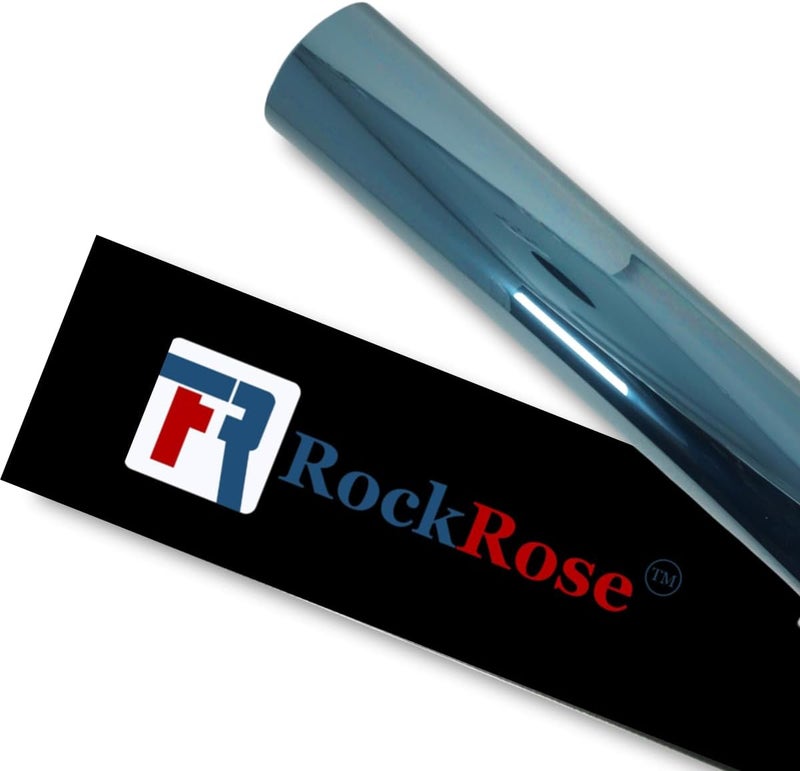 ROCKROSE Charcoal 2PLY Nano Ceramic 75% VLT Car Tint 20 in x 10 FT Professional Window Tint Heat, UV 99%, and IRR 85% to 90% Tint for Cars or Building Adhesive Film Easy Shrink, Plotter Friendly - Image 1