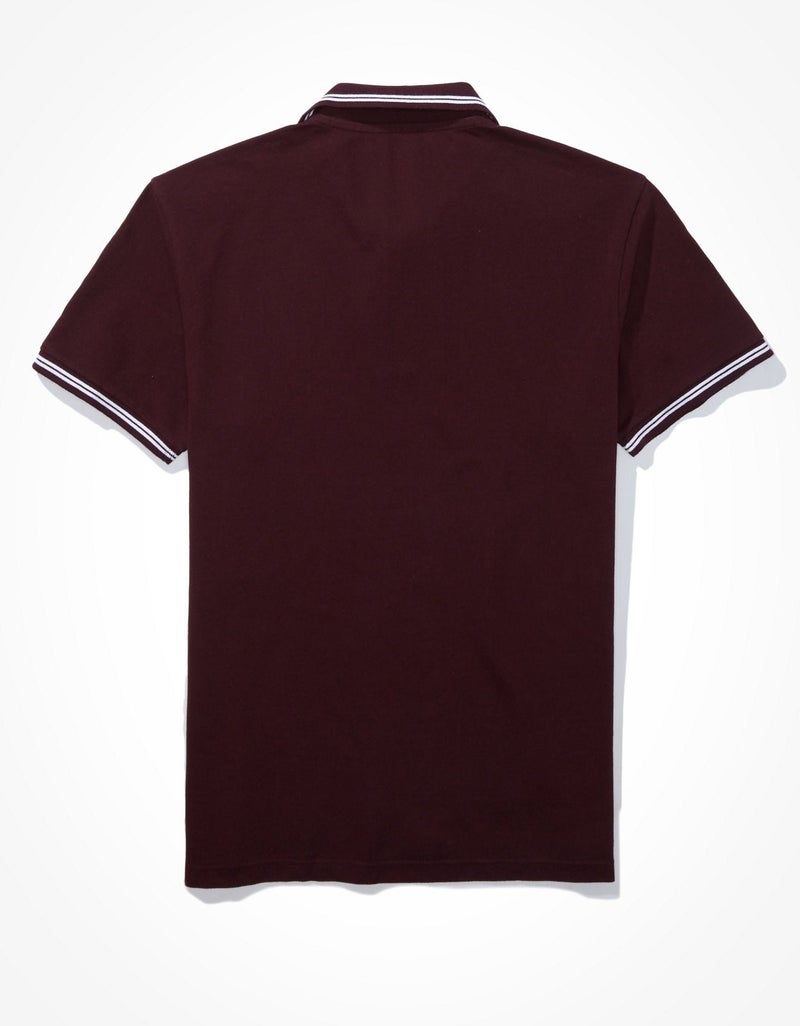 American Eagle AE Pique Polo Shirt - Image 4