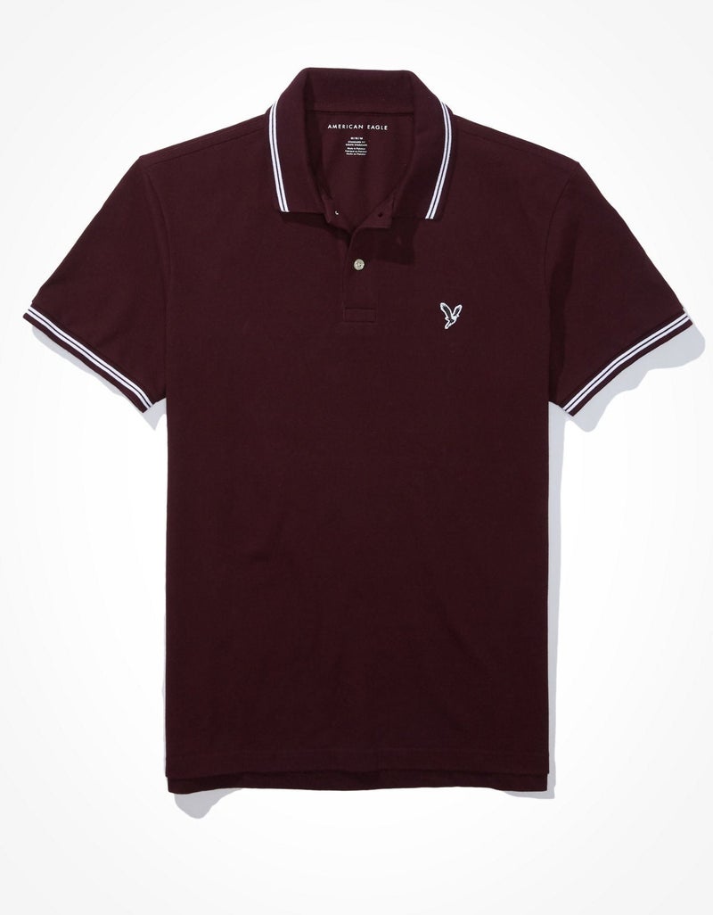 American Eagle AE Pique Polo Shirt - Image 3