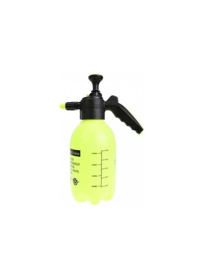 مضخة مياه يدوية لتطهير السيارة والمنزل ورش الأعشاب والنباتات والزهور بالمبيدات الحشرية والأسمدة والمياه مثالية للبستنة، قطعة واحدة - أصفر - 2 لتر - Image 3