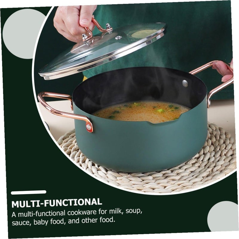 Angoily Multifunctional Food Cooking Pot and Frying Pan Set 20cm Nonstick Soup Stockpot with Frying Rack for Food Preparation Random Color - Image 4