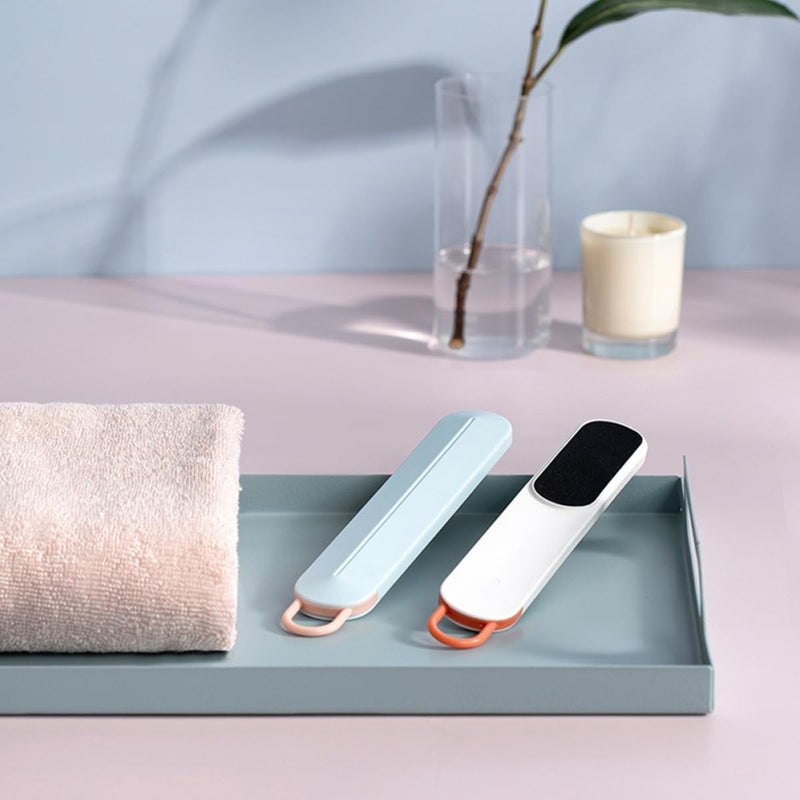 Gatuida Foot Scrubber and Callus Remover Brush, White Foot File Exfoliating Sandpaper Surface for Home Pedicure and Dead Skin Removal - Image 3
