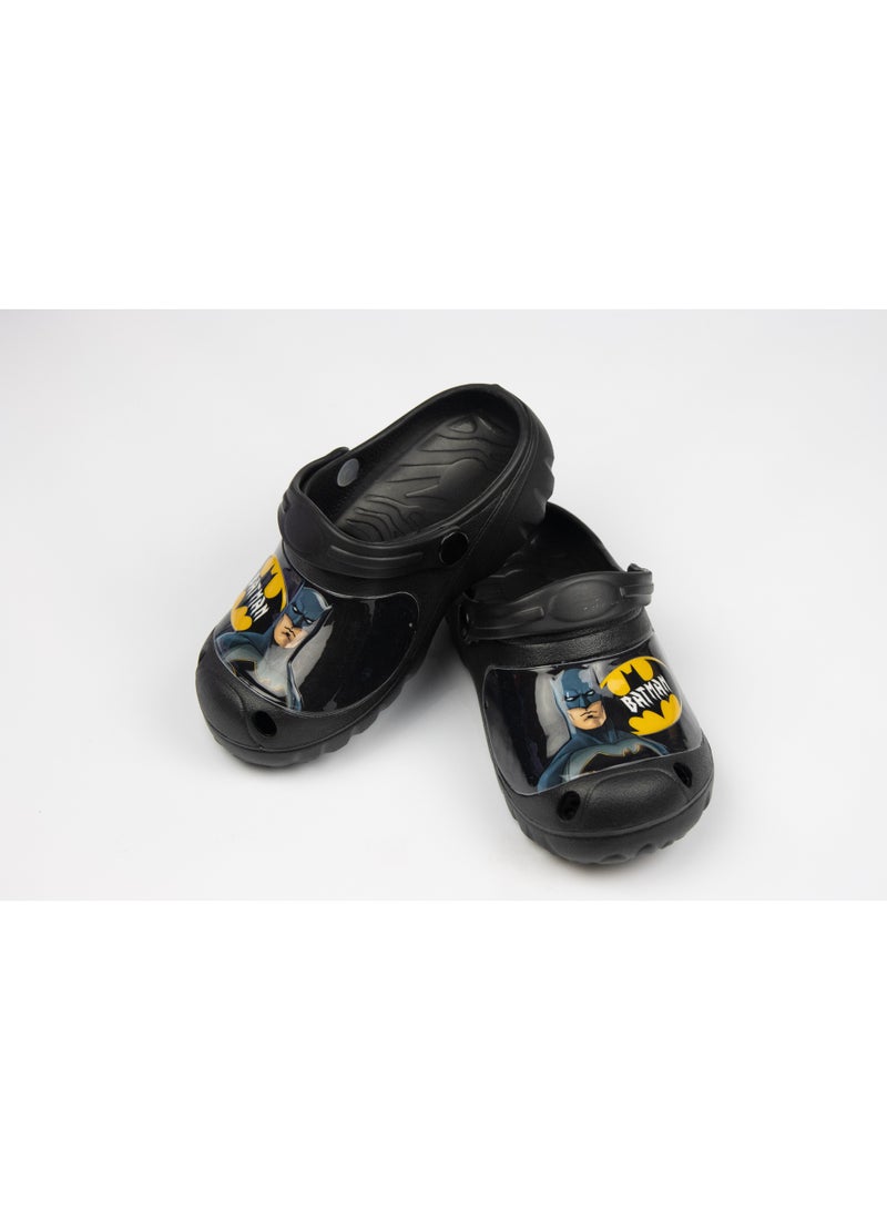 BATMAN Kids Clogs Lightweight & Comfortable Slip-On Sandals –for Boys – Black - Image 2