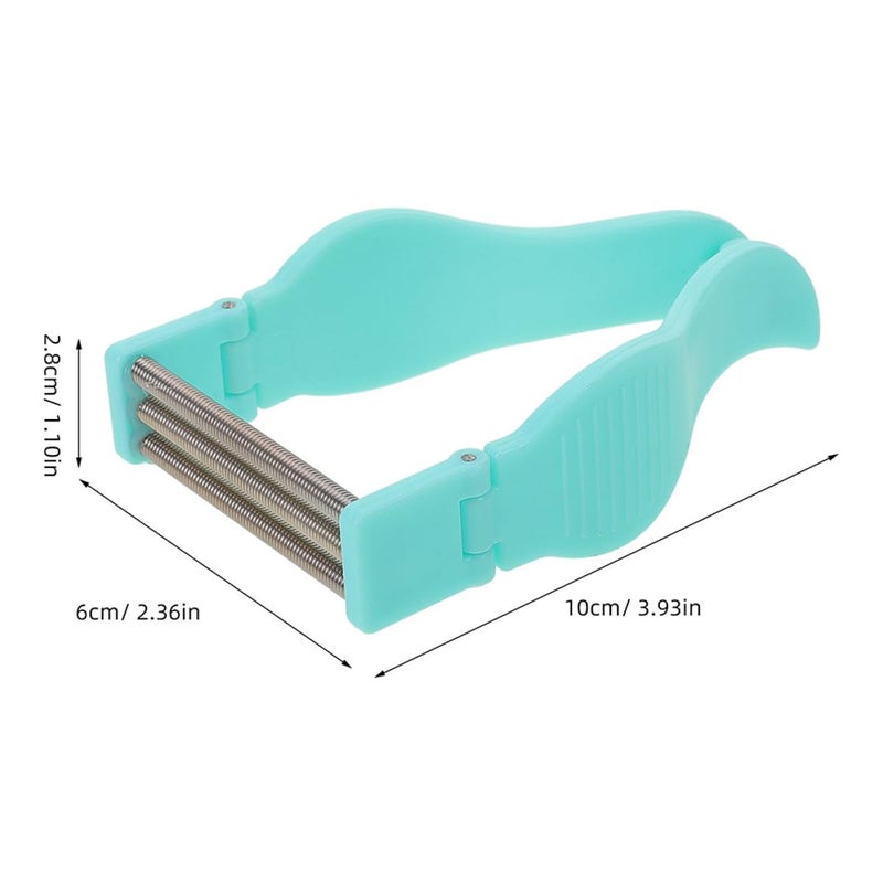 3pcs Facial Hair Remover Spring Epilator for Women Upper Lip Chin with Blue Pink Green Handles - Image 3