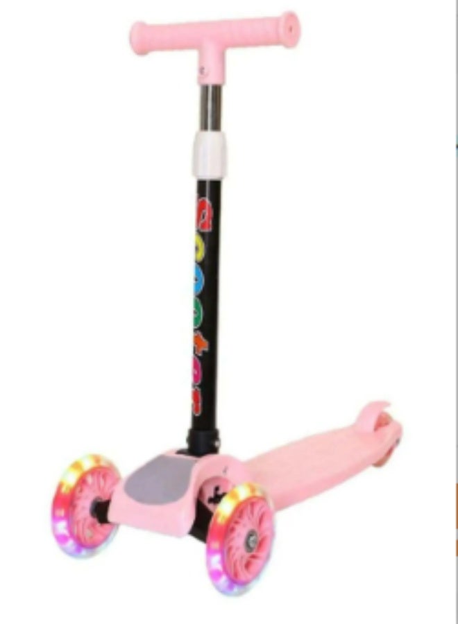 Portable Adjustable Kick Scooter Pink