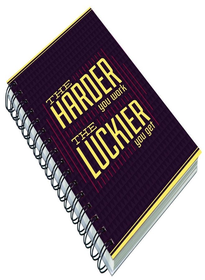 Paper Plane Design Notebooks with quotes for school, college and office. Plain pages | A5 size| Hard Cover | Wire o bound | 160 pages | Digitally printed with Lamination by Paper Plane Design (PPD) - Image 1