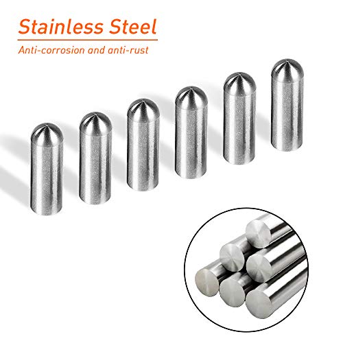 Savadicar Door Hinge Pin Guides Stainless Steel Hinges Bolts for 2007-2022 Jeep Wrangler JK JL & Gladiator JT 2/4-Door ( 8 Pcs ) - Image 2