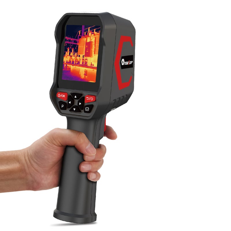 Thermal Camera: 256×192 Infrared Sensor 1080P Visible Light Camera - 2-In-1 Design Super IR Imaging 512×384 Resolution Laser Positioning for Automotive Electrical Detect - Image 5
