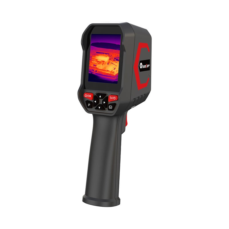 Thermal Camera: 256×192 Infrared Sensor 1080P Visible Light Camera - 2-In-1 Design Super IR Imaging 512×384 Resolution Laser Positioning for Automotive Electrical Detect - Image 1