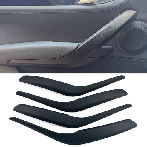 CHUANGHUI Car Door Handle for BMW X1 E84 2010-2015 28i 35i Interior Door Handles Replace Cover Car Door Handle Accessories (Black) - Image 1