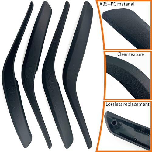 CHUANGHUI Car Door Handle for BMW X1 E84 2010-2015 28i 35i Interior Door Handles Replace Cover Car Door Handle Accessories (Black) - Image 5