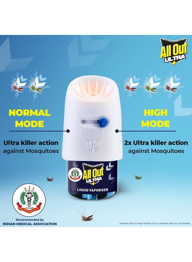 All Out Ultra Liquid Vaporizer, 4 Refills (45Ml) | Kills Dengue, Malaria & Chikungunya Spreading Mosquitoes | India'S Only Mosquito Killer Brand Recommended By Indian Medical Association - Image 5