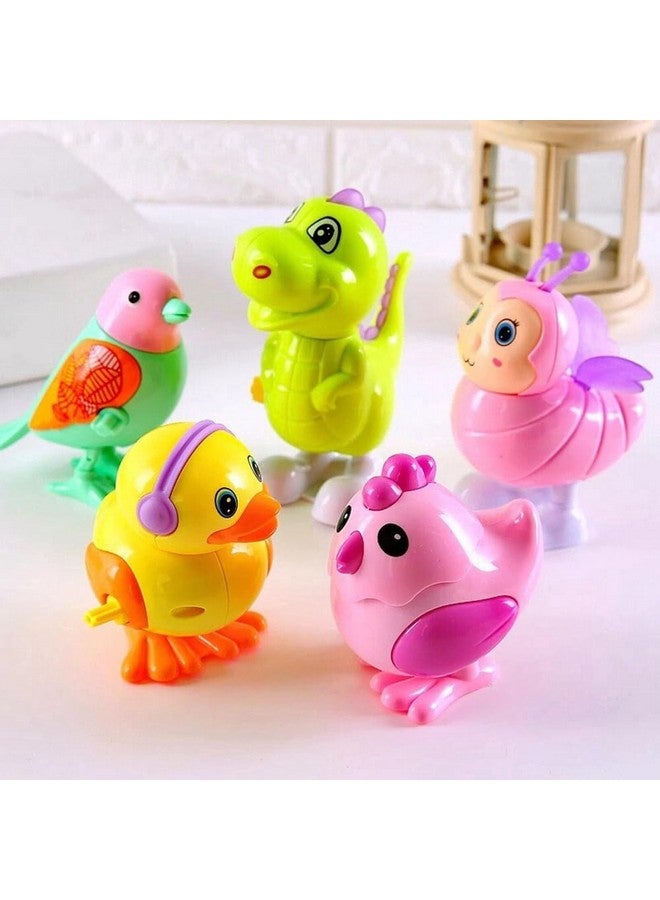 Super Toy Jumping Bird Animals Key Operated Wind Up Toys For Toddler Kids Colorful Funny Moving Toys For Babies 6-12 Months Pack Of 3 (Assorted) - Image 1