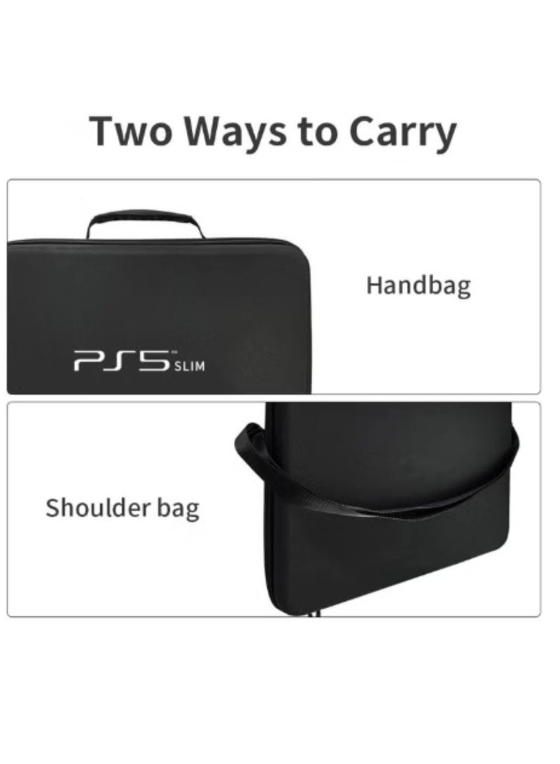 حقيبة السفر الواقية لوحدة تحكم PS5 Slim لوحدة التحكم PS5 Slim (أسود)