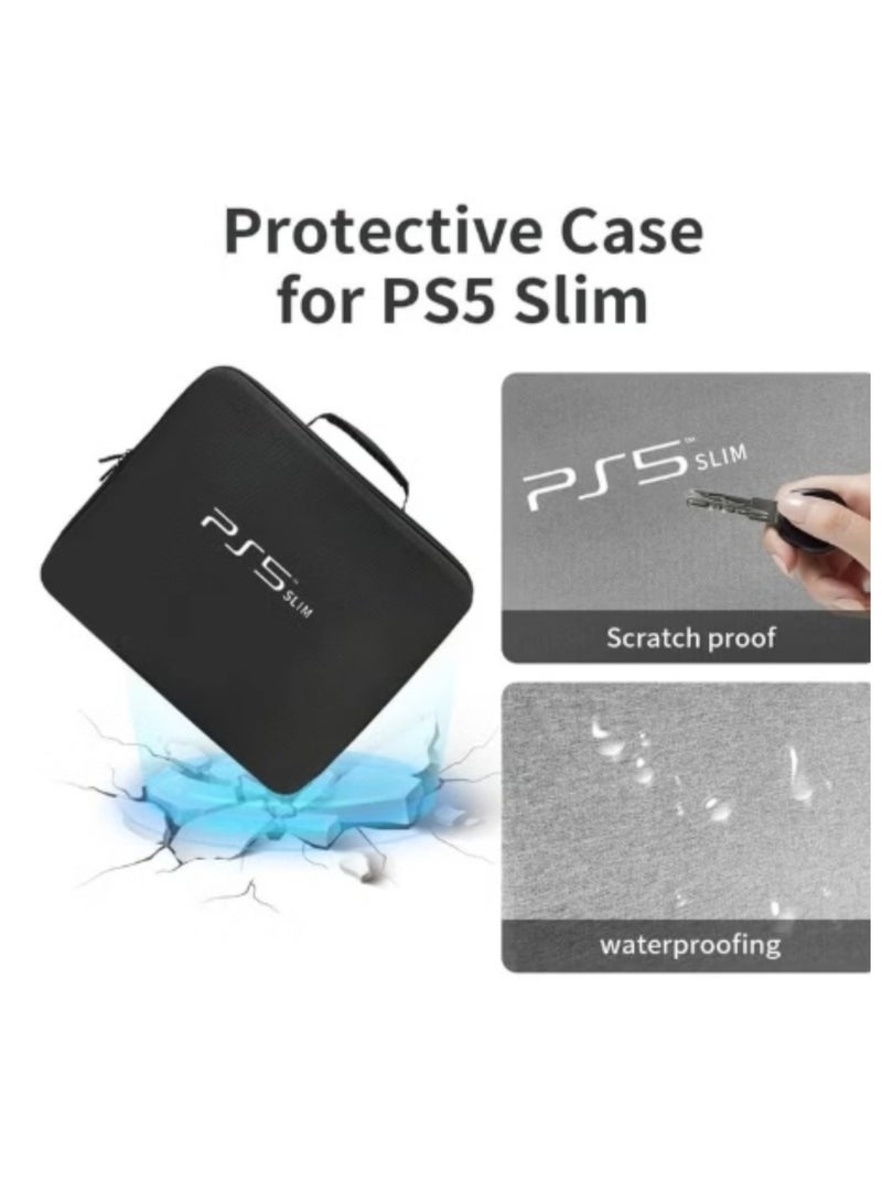 حقيبة السفر الواقية لوحدة تحكم PS5 Slim لوحدة التحكم PS5 Slim (أسود)
