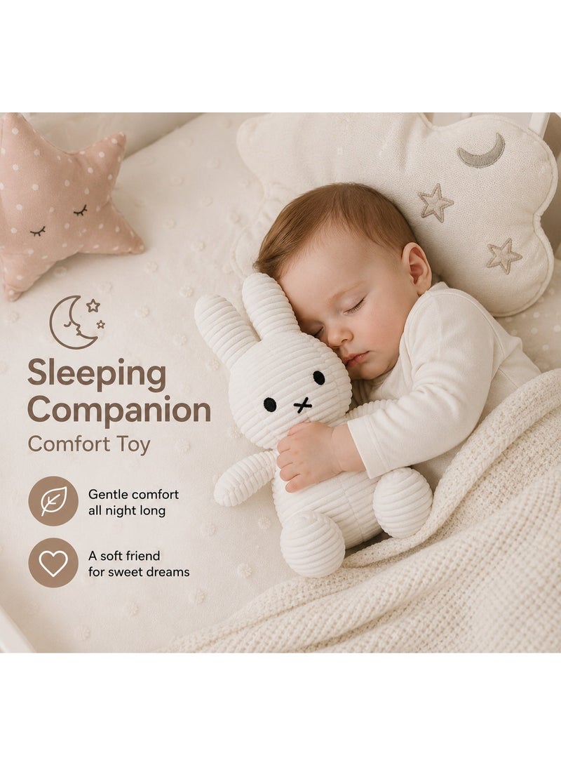 Soft Rabbit Plush Toy 25cm Stuffed Bunny Doll for Baby Kids, Cute Sleeping Companion, Soft Animal Toy, Newborn Gift - Image 2