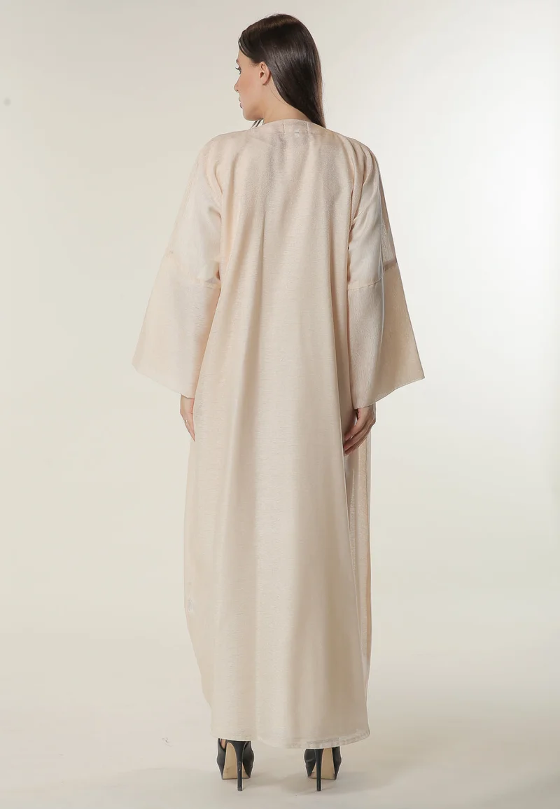 Moistreet  Embellished Flared Sleeve Abaya for Women | Best Price UAE