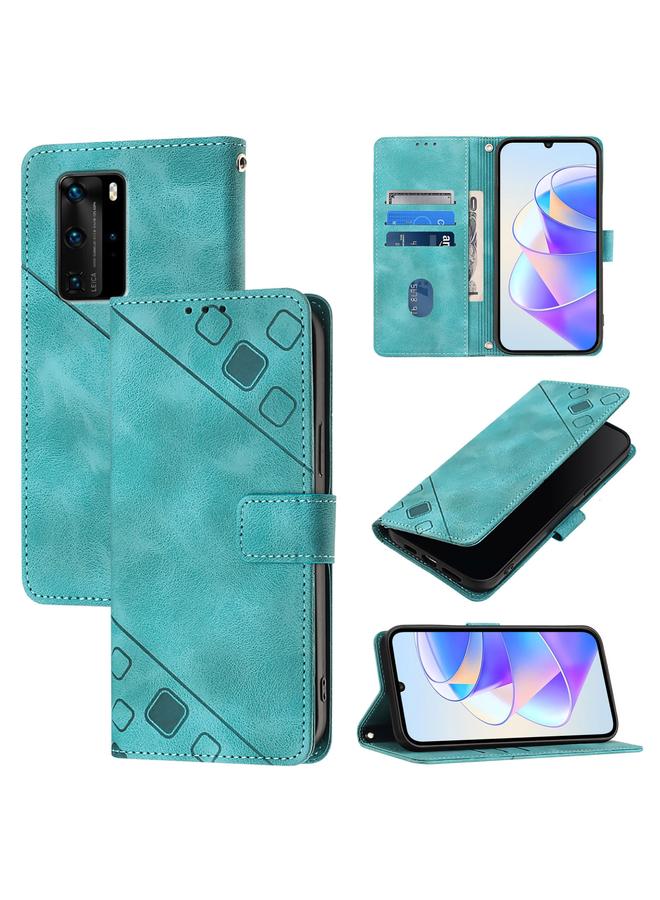 Zaboon Case For Huawei P40 Pro Skin Feel Embossed Leather Phone Case - Image 1