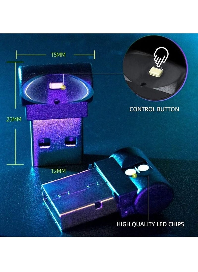 OIMG - Mini USB LED Car Interior Atmosphere Light Decorative RGB Lamp Lights PC Auto Colorful Light (Pack Of 1) - Image 1
