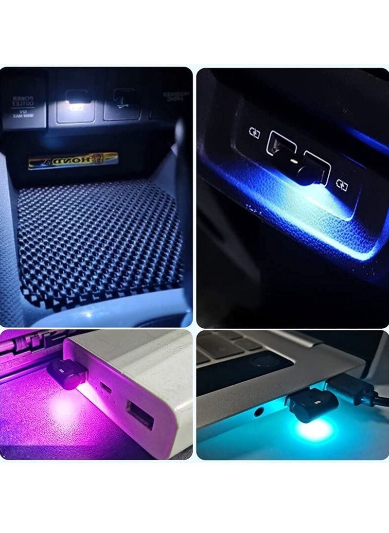 OIMG - Mini USB LED Car Interior Atmosphere Light Decorative RGB Lamp Lights PC Auto Colorful Light (Pack Of 1) - Image 1