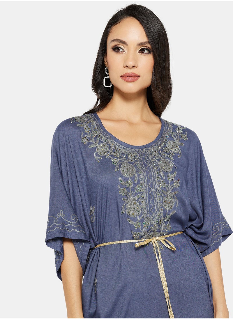 ARABIAN CLOSET EMBROIDERED KAFTAN  - Image 4