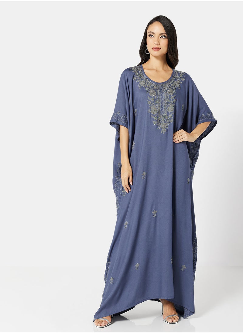 ARABIAN CLOSET EMBROIDERED KAFTAN  - Image 5