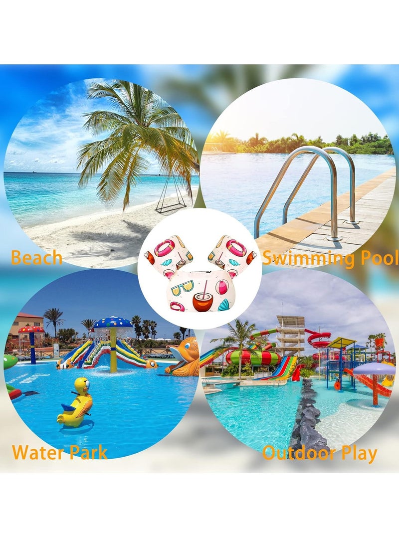 SYOSI Toddler Swim Vest for Kids 1-5 Years Old 30-55 lbs Boy and Girl Learn-to-Swim Adjustable Strap Swimming Jacket Water Wings for with lovely Cartoon Children's Swimming Pool Pale Pink Coconut - Image 3