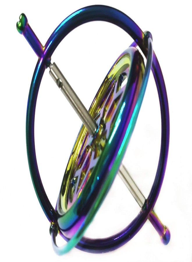 Joytech Precision Gyroscope Kill Time Metal Anti-Gravity Spinner Balance Toy Colorful JA05 - Image 4