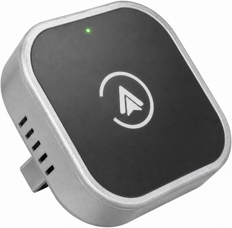 2 in 1 Wireless CarPlay and Android Auto Adapter, Easy Setup Plug and Play, Fast Seamless Use Supports 1000+ Car's with Built-in Wired Car Play/Android Auto, Compact Sleek Design Car Adapter