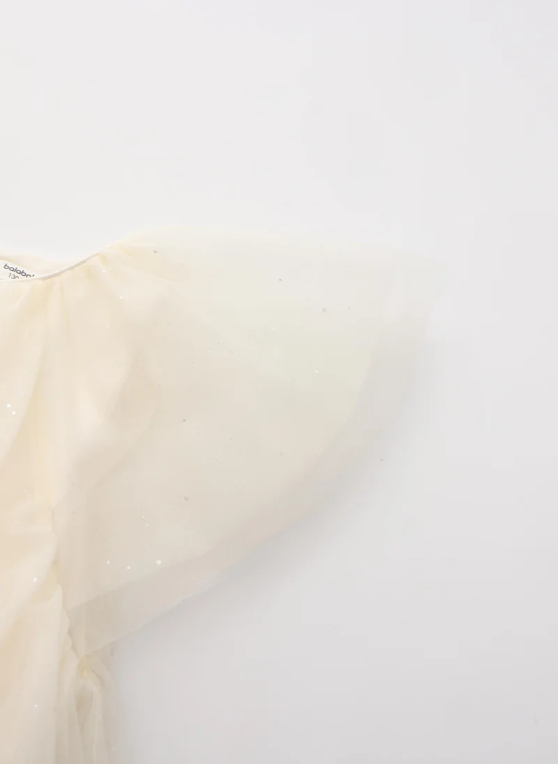 Balabala cream Kids Girls Woven one-piece dress for Women | Best Price UAE