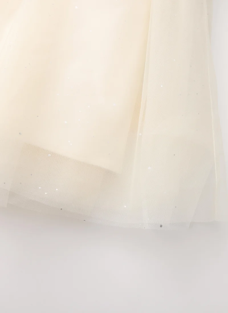 Balabala cream Kids Girls Woven one-piece dress for Women | Best Price UAE