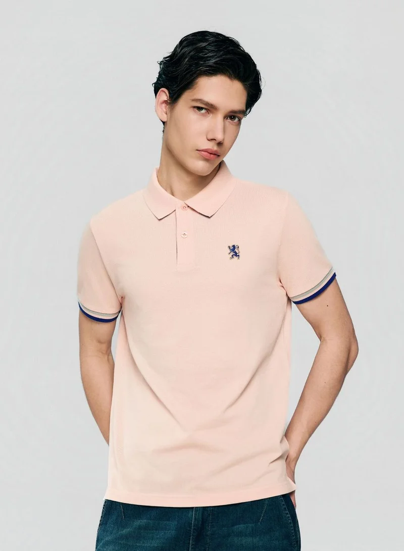 جيوردانو Men's Slim Fit Performance Pique Polo