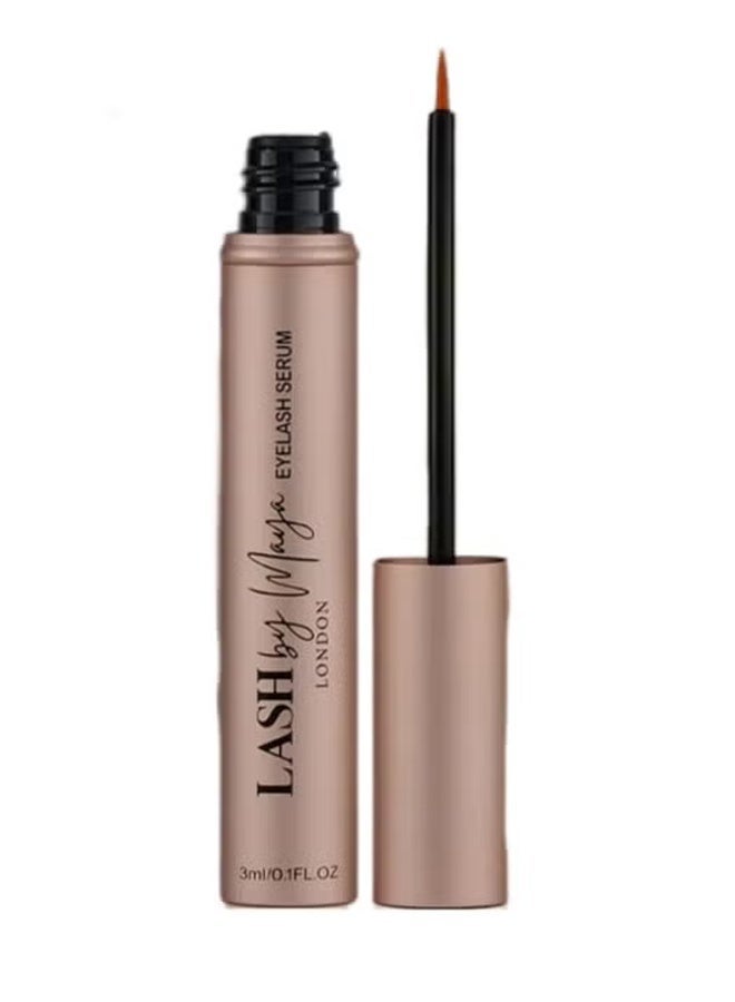 لاش من مايا Lash by Maya Serum، رموش أصلية رسمية من مايا لندن، مصل نمو الرموش، تعزيز الرموش، لم يتم الإساءة إلى القسوة على الحيوانات، 3 مل - Image 1