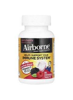 Airborne AirBorne, Immune Support Supplement, Very Berry, 96 Chewable Tablets  - Image 3