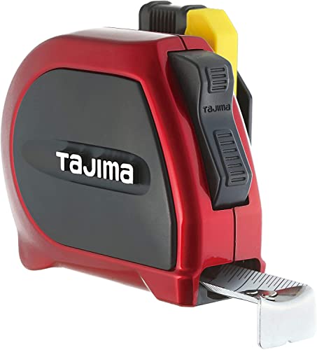 Tajima SSSF-16BW 16 ft. x 1 in. Standard Steel Sigma Stop Tape Measure with Safety Belt Holder - Image 1