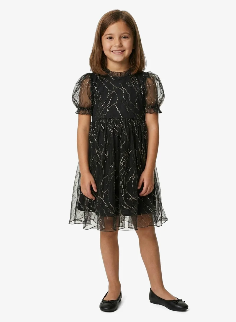 Little Golden Apple Little Sparkle Mesh Dress