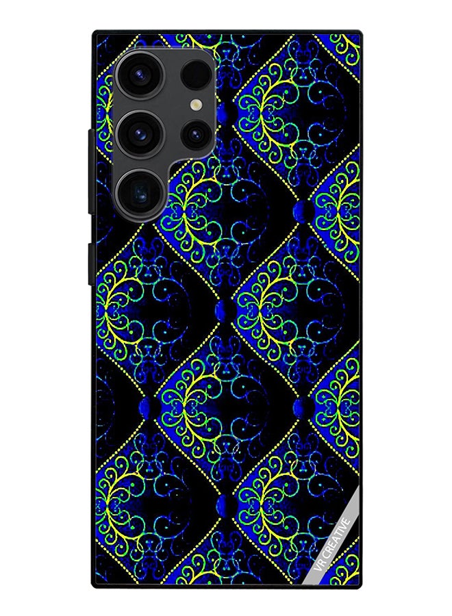 VR CREATIVE Protective Case Cover For Samsung Galaxy S24 Ultra Fractal Abstract Design Multicolour - Image 1